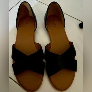 Abound open toe flats women’s 7.5